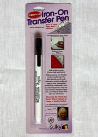 Iron-on Transfer Pen, Sulky, black