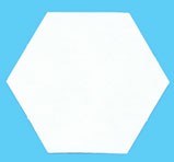 Hexagon templates 3/8