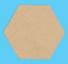 Hexagon templates 1/4